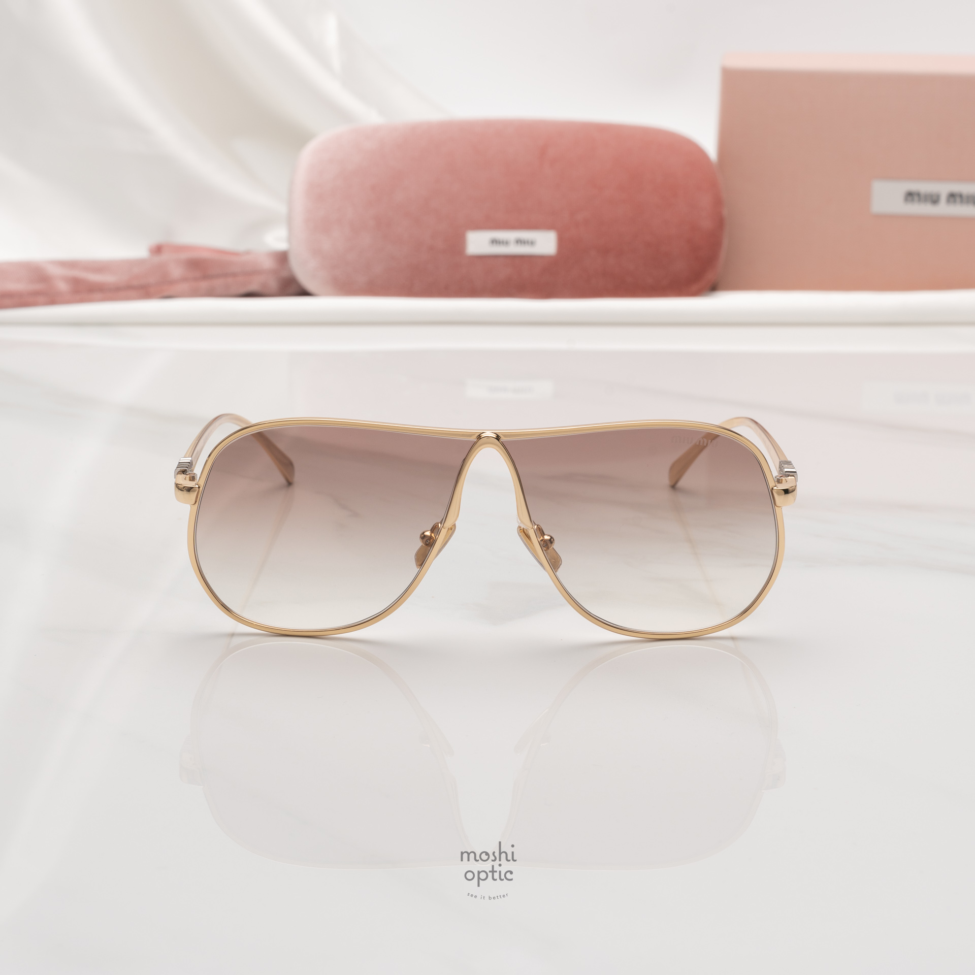 แว่นกันแดด Miu Miu MUA56S 5AK90L