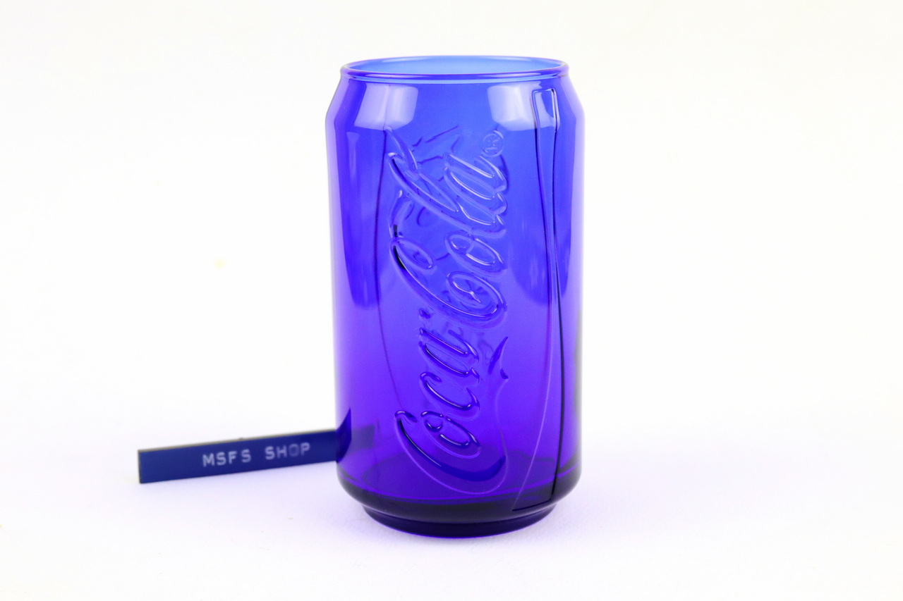 แก้วน้ำ Coca Cola สีน้ำเงิน งาน McDonald’s