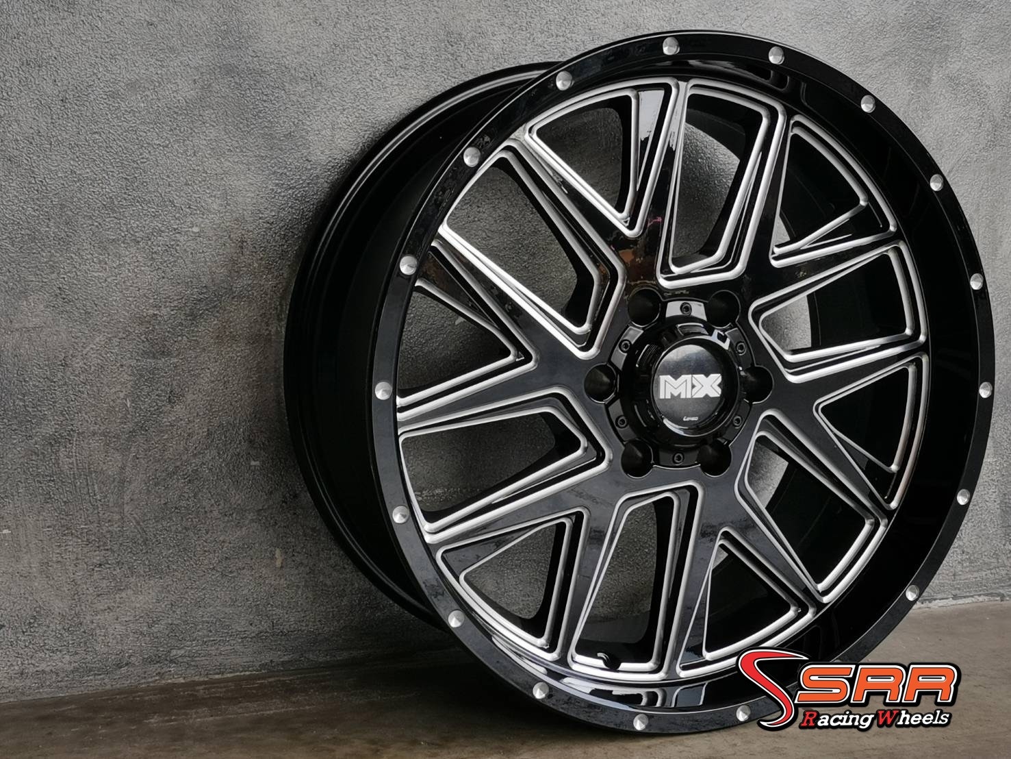 LENSO : MAX-X DEVA 20X9 6X139.7 0 BKVA (ดำเงากลึงก้าน)