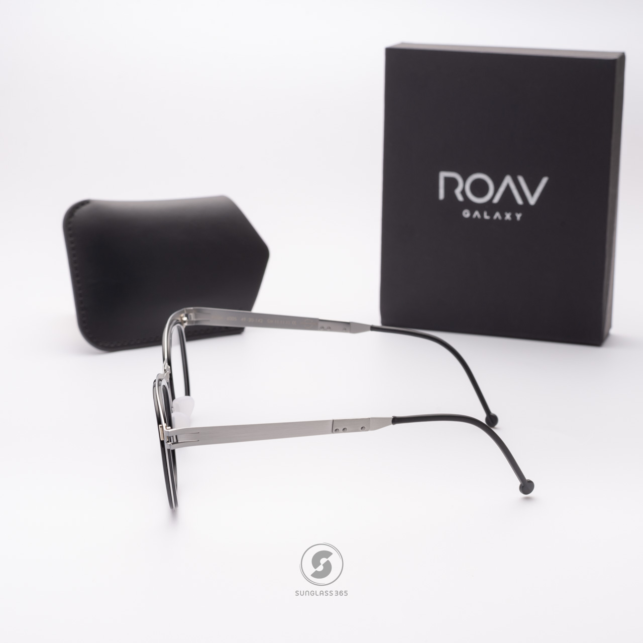 แว่นสายตา ROAV DALLAS RIM Brush Silver/Black+Demi