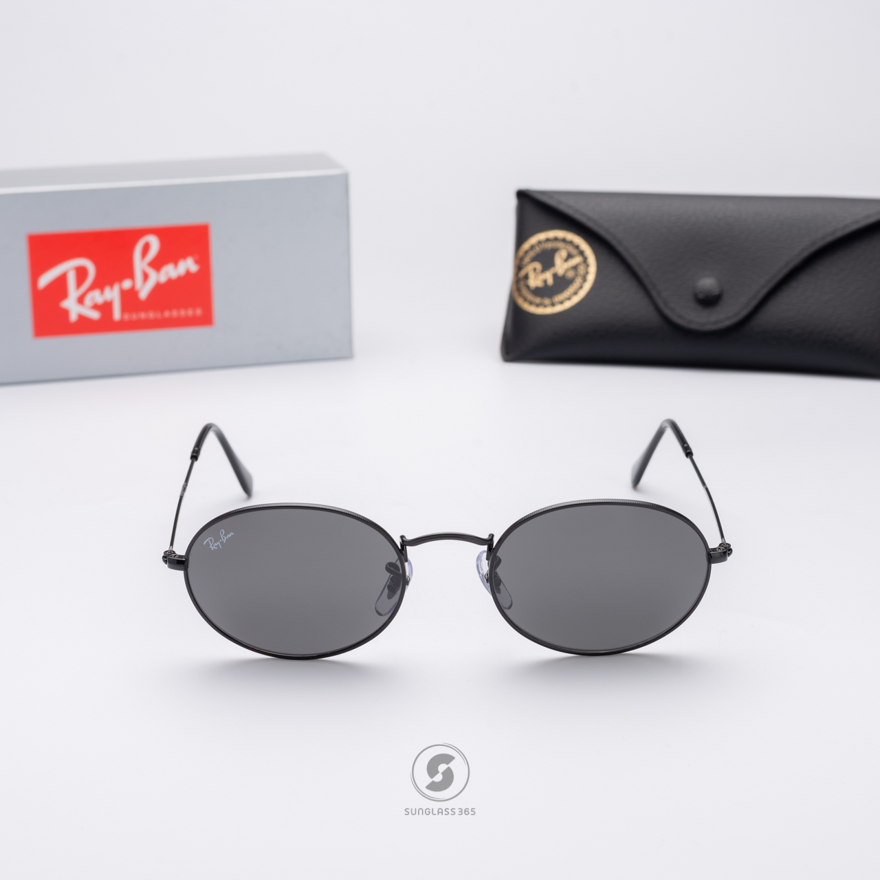 RayBan RB3547N 002/B1 Oval Black