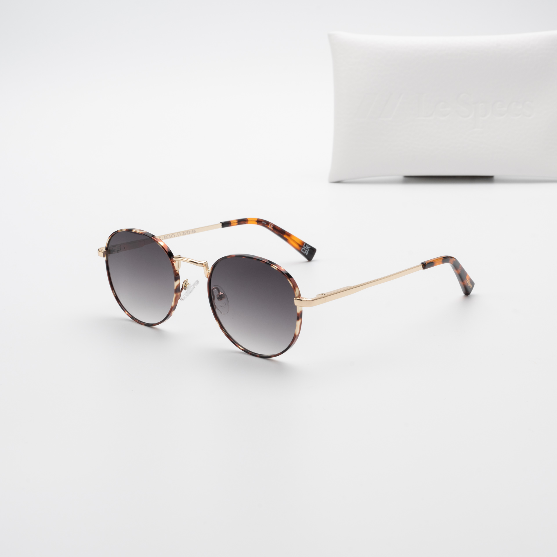 แว่นกันแดด Le Specs LSP2552166 LOST LEGACY Gold Tort Grey Gradient