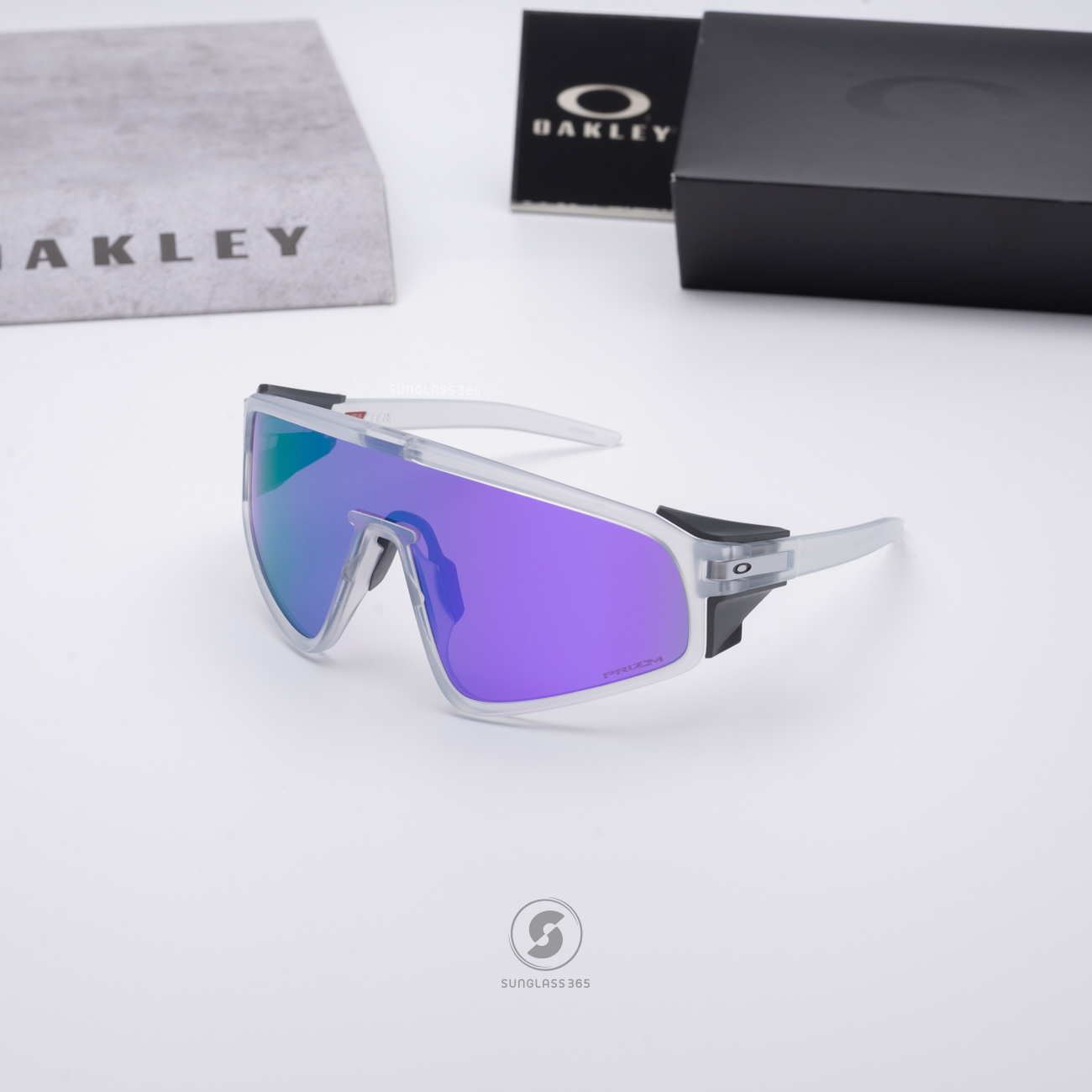 OAKLEY LATCH PANEL OO9404-02 Matte Clear Prizm Violet