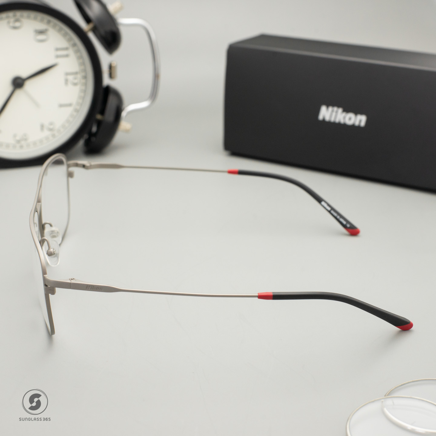 NIKON Frame NC1021 Red Color Touch Series Matte Anthracite