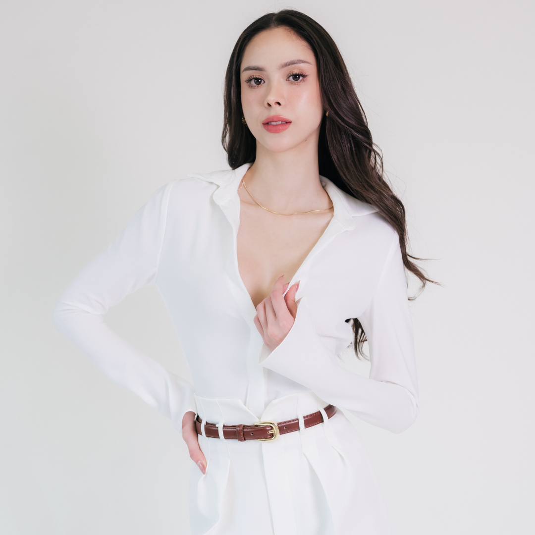 Lism S-067 The Contour Shirt เสื้อเชิ้ตเรียบหรู