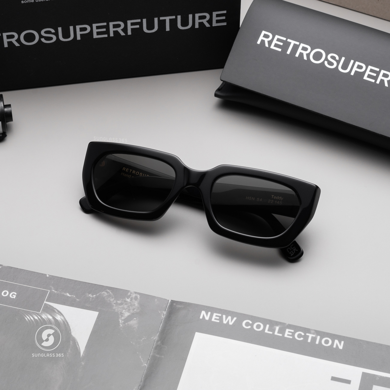 แว่นกันแดด SUPER SP H5N Teddy Black