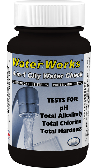 กระดาษวัดคุณภาพน้ำ 4-in-1 City Water Check