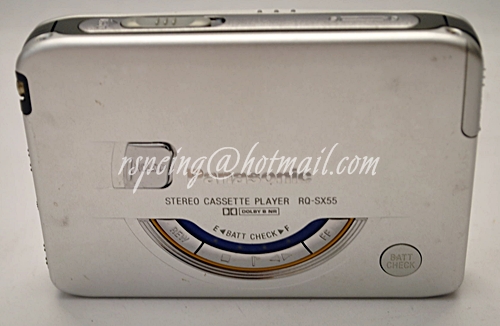 Panasonic Cassette Player RQ-SX55 Golden Portable S-XBS