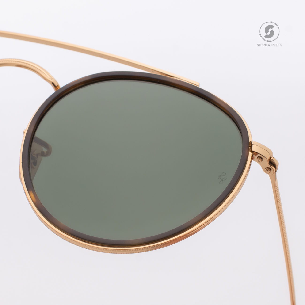 Ray-Ban RB3647N 001 Round Double Bridge G-15