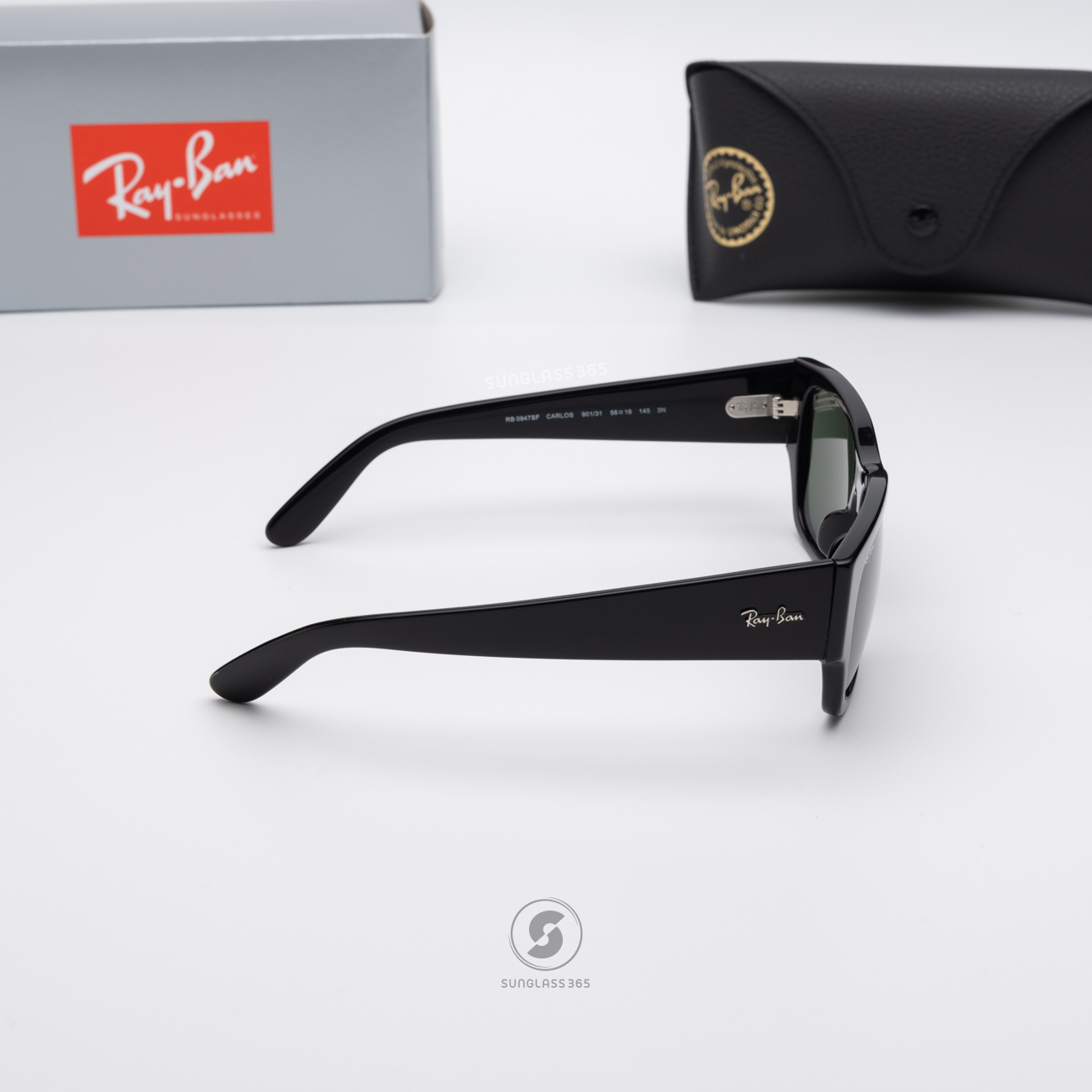 RayBan Carlos RB0947SF 901/31 Black