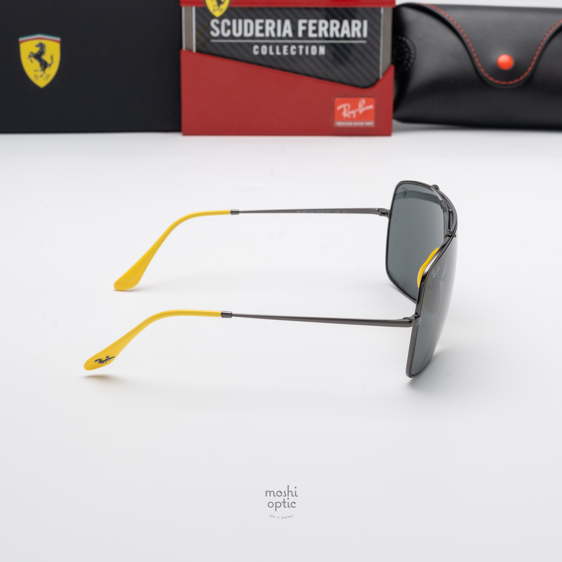 RayBan RB3697M Wings II Ferrari Collection F03087 Gunemtal