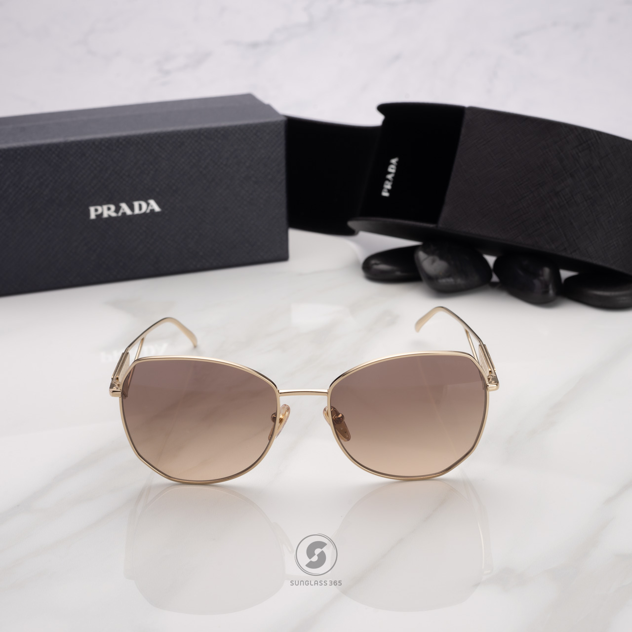 PRADA PR57YS ZVN3D0 Pale Gold