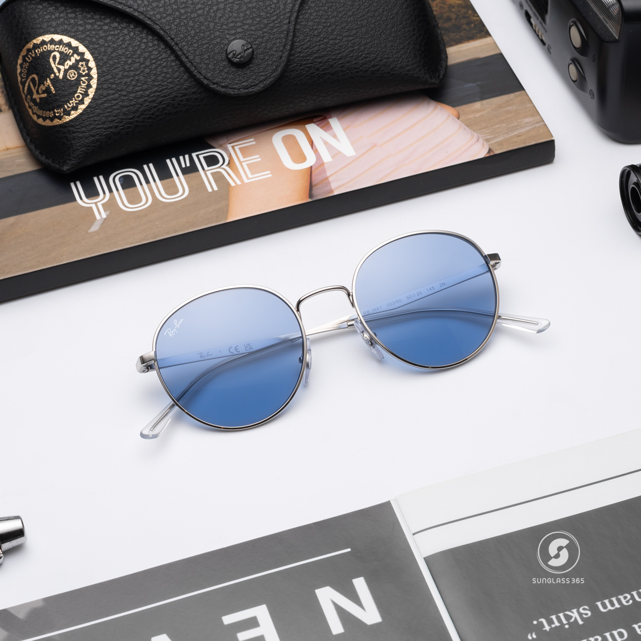 RayBan Round RB3681 003/80 Silver