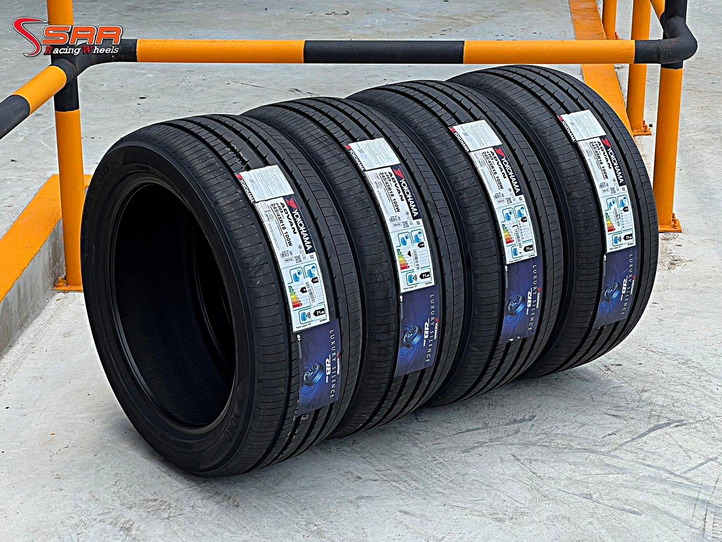 YOKOHAMA ADVAN DB V553 ขนาด 245/45R18 ปี2024