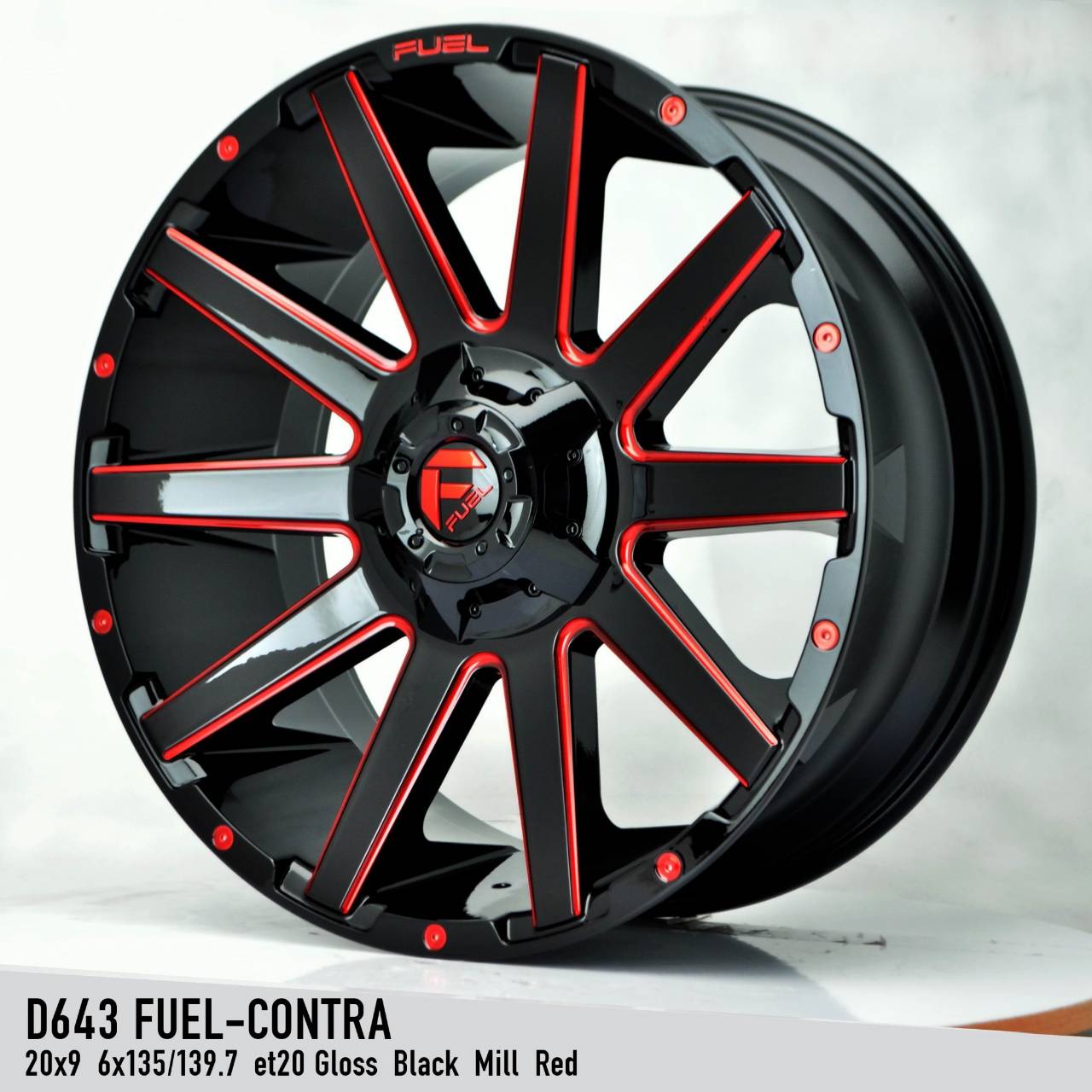 ล้อแท้ #FUEL #CONTRA ขอบ20 ราคาถูก