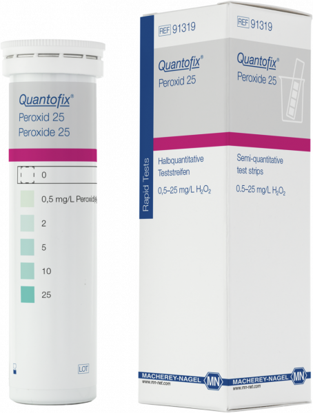 QUANTOFIX® Peroxide 25 91319 กระดาษทดสอบเปอร์ออกไซด์ 25