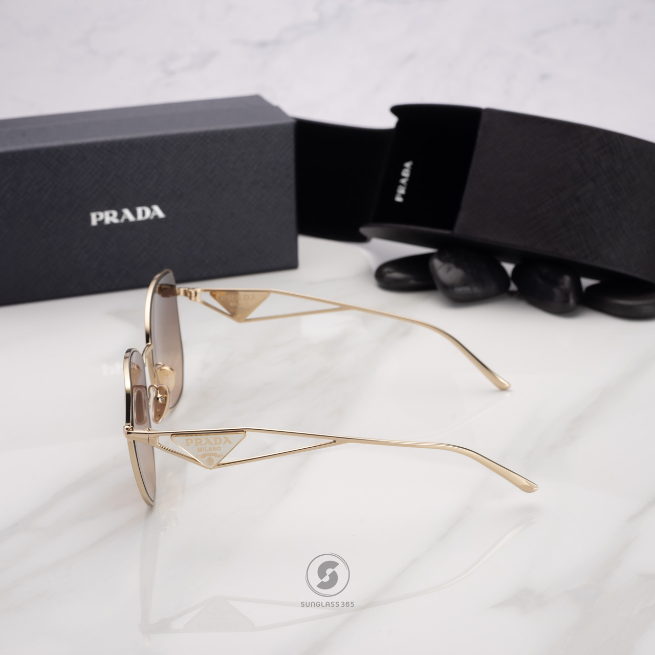 PRADA PR57YS ZVN3D0 Pale Gold