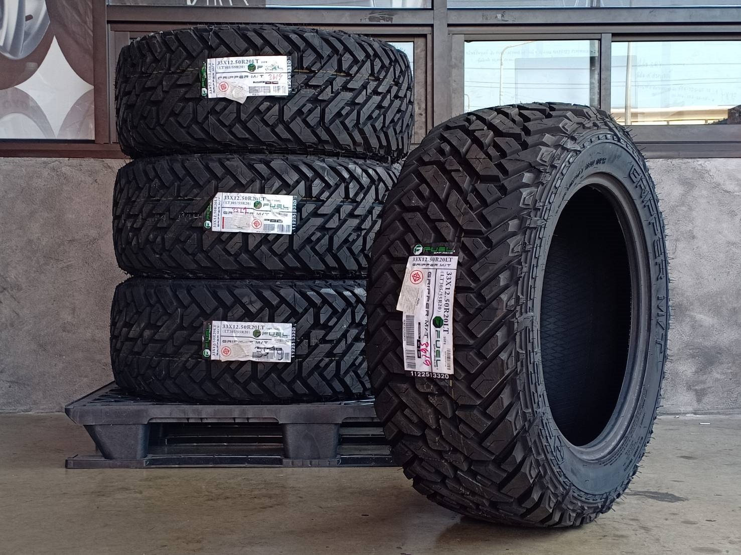 FUEL GRIPPER MT 33X12.50R20 ปี19 ผลิตปรายปี ยางใหม่