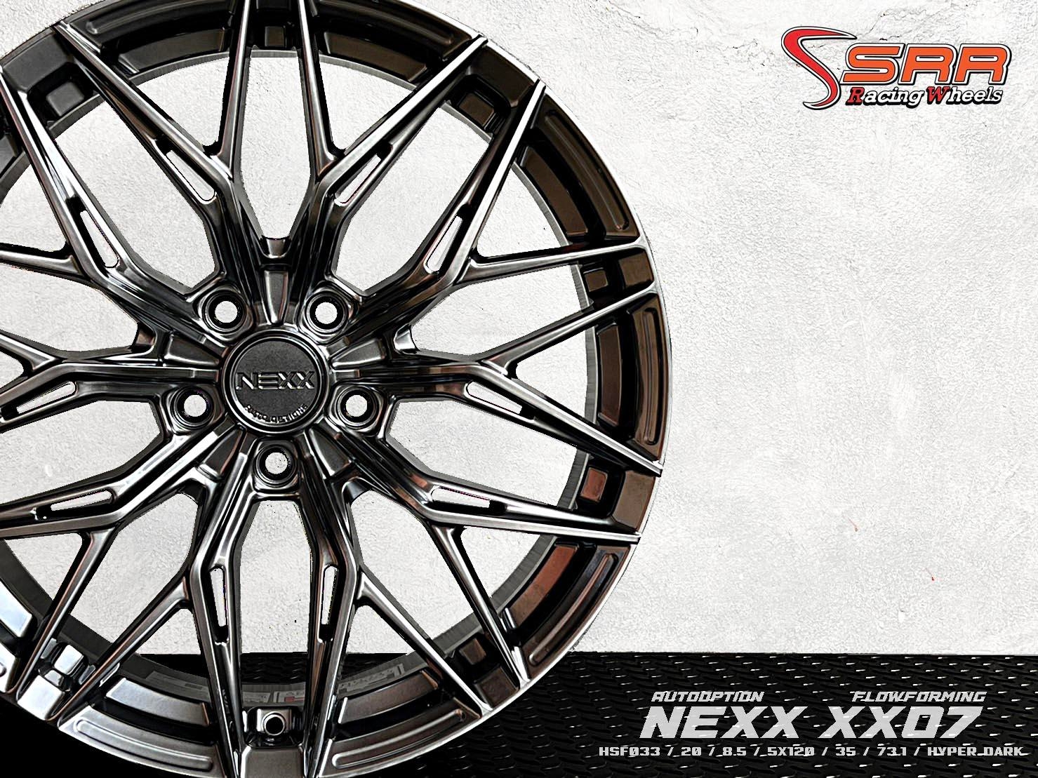 FLOWFORMING FOR BYD SEAL : NEXX-XX07 20x8.5 5H120 35 73.1 HYPER DARK (ไฮเปอร์ดาร์ก)