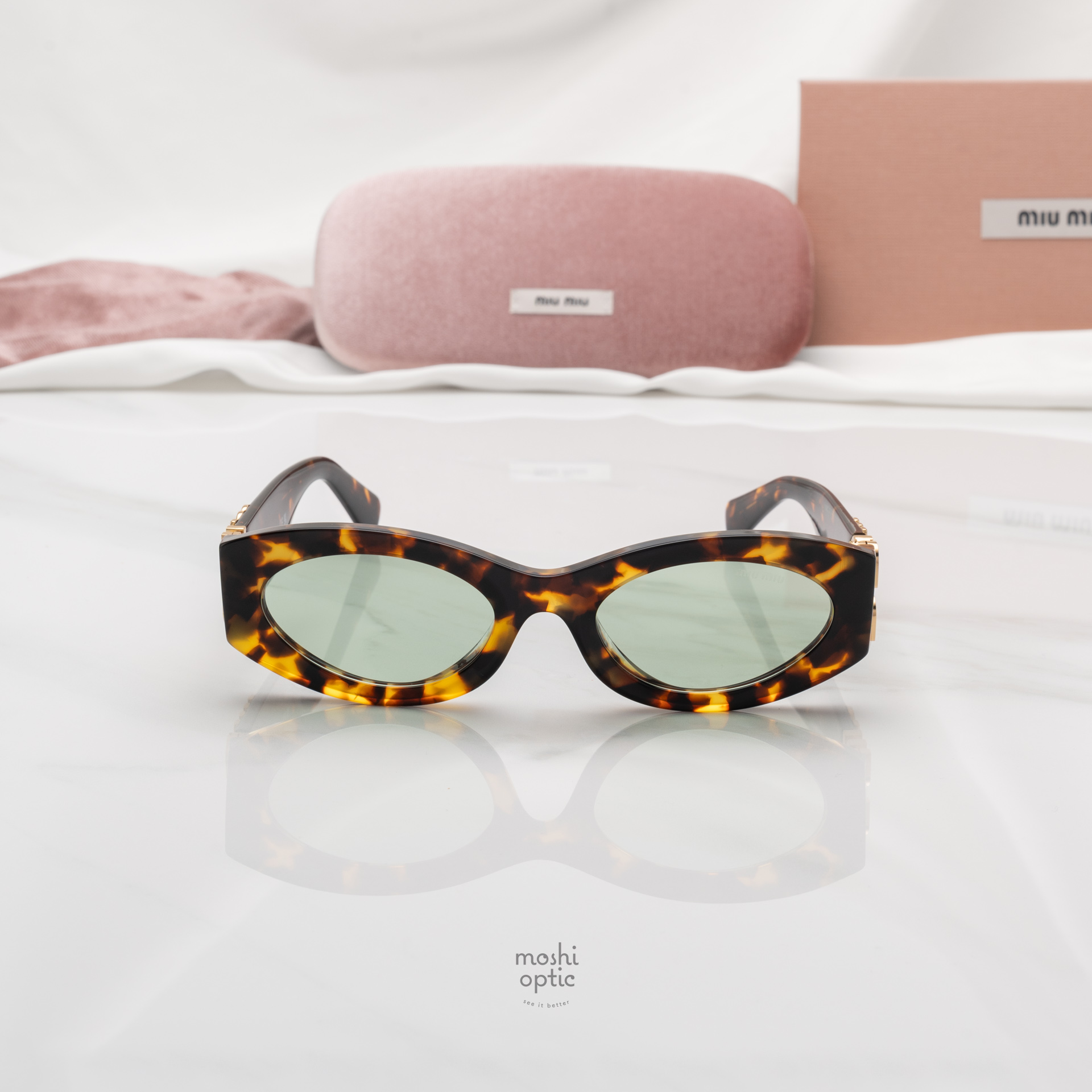 แว่นกันแดด Miu Miu Glimpse MU11WS 14L50O