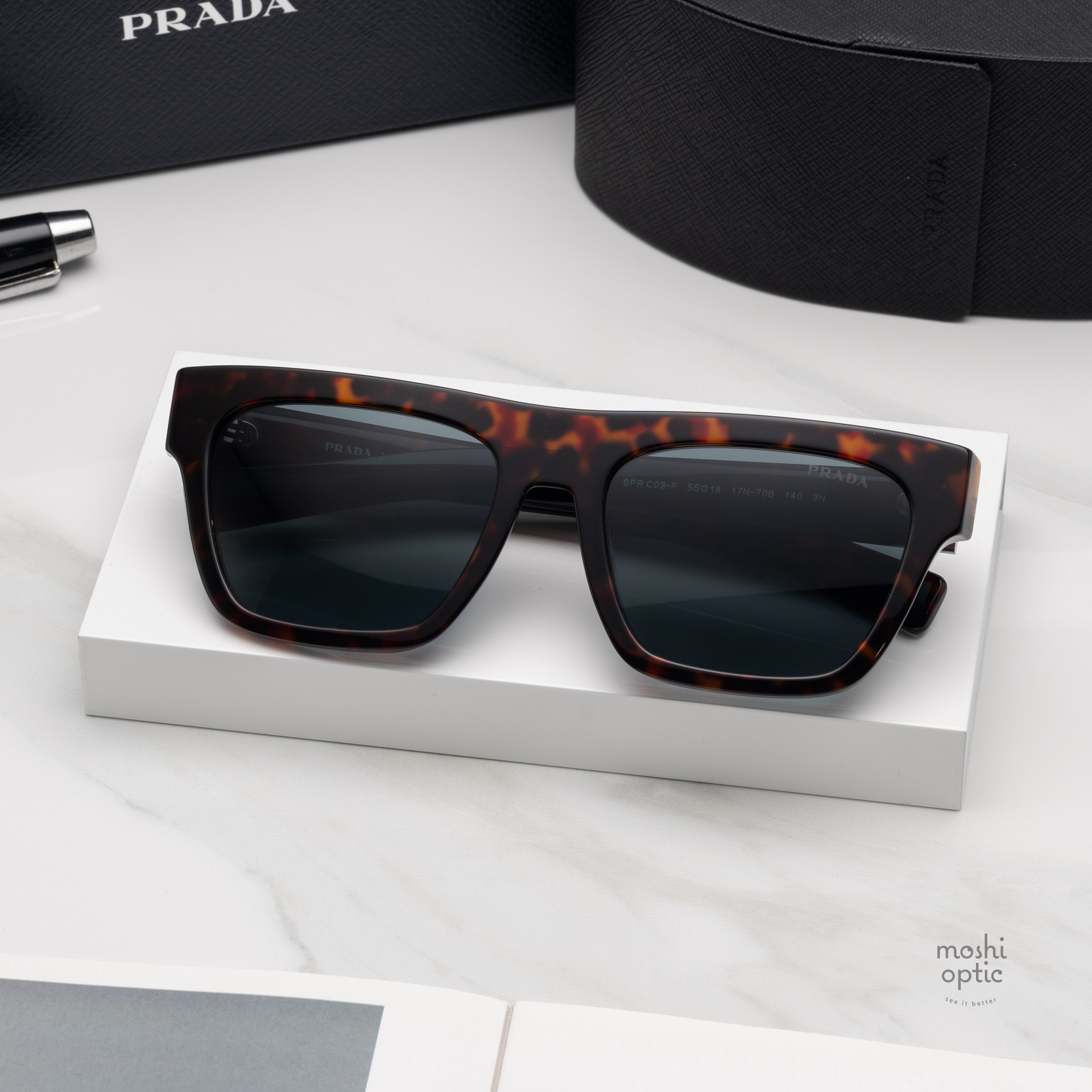 แว่นกันแดด PRADA PRC03SF 17N70B