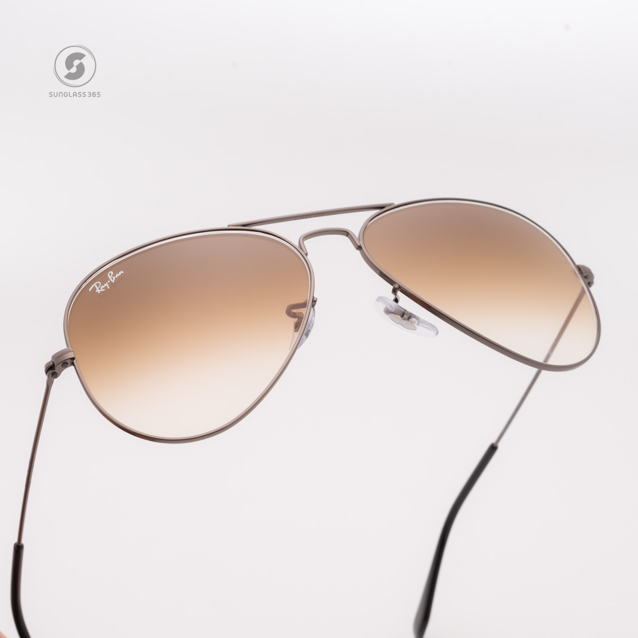 Ray Ban RB3025 004/51 Aviator Gunmetal Brown Gradient