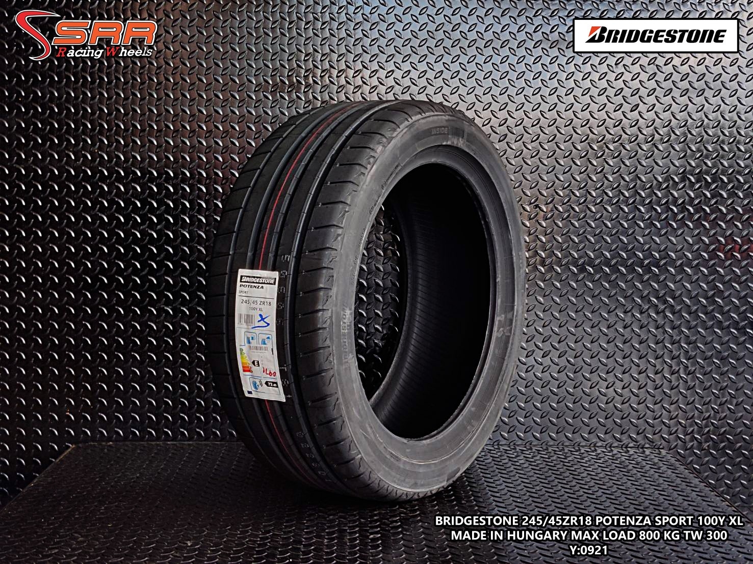 BRIDGESTONE POTENZA SPORT 245/45ZR18 ปี2021 ราคาถูก