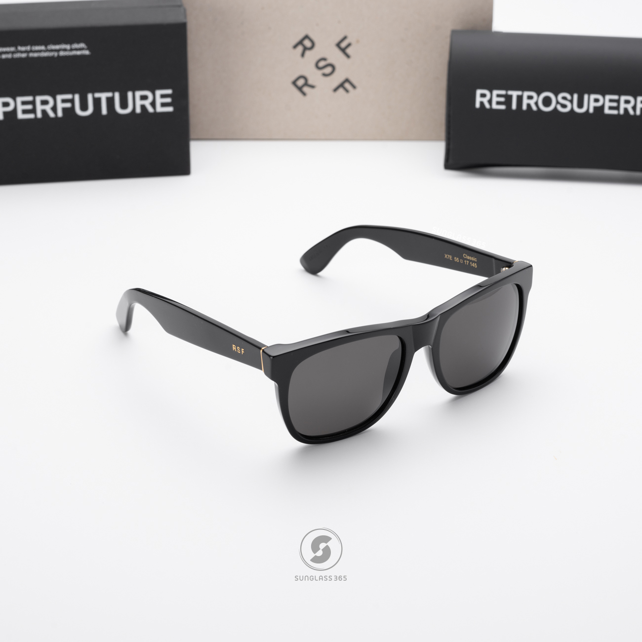 แว่นกันแดด SUPER SP X7E Classic Black