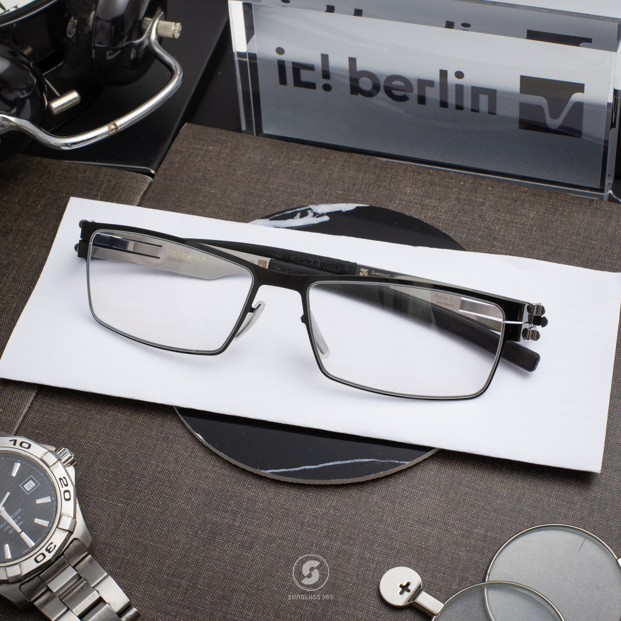 กรอบแว่น IC BERLIN Peter C. Gunmetal