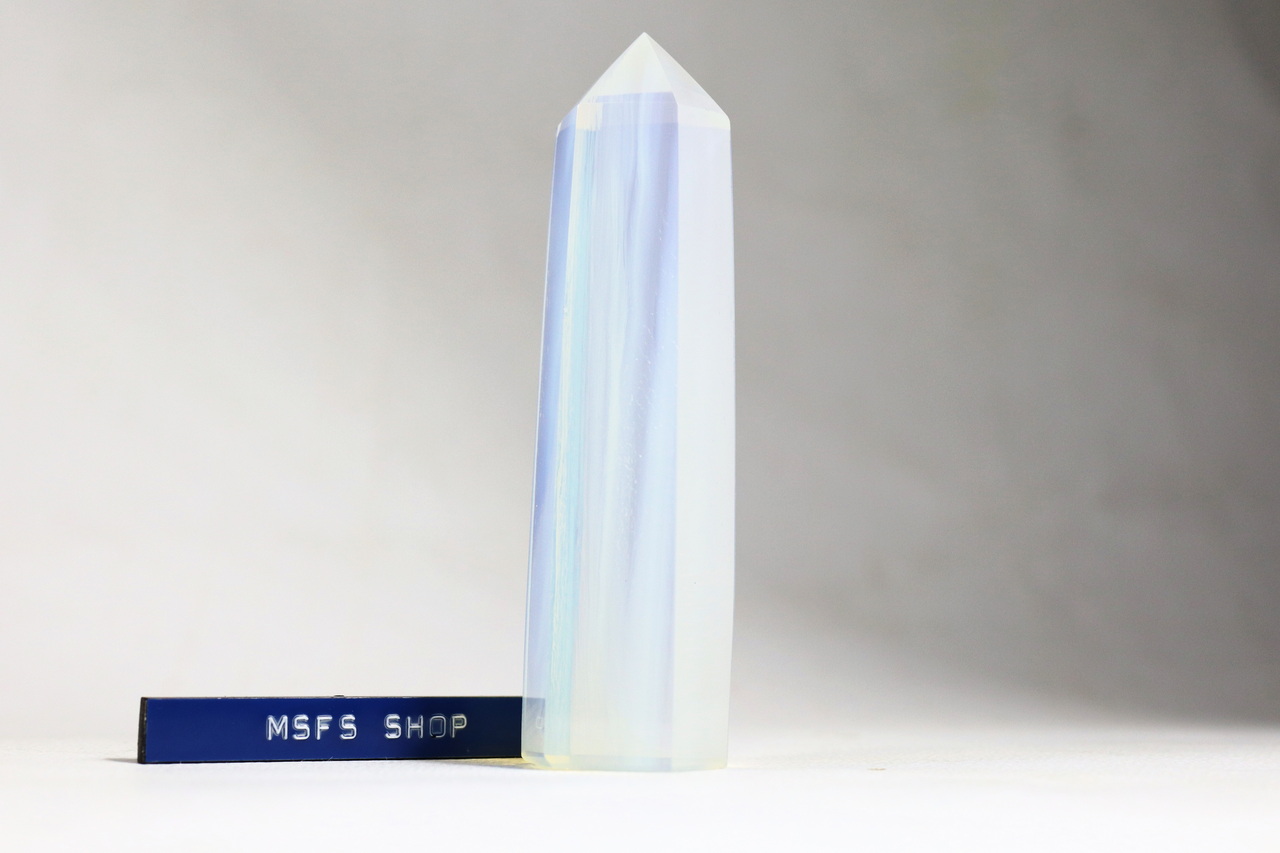 [Vintage] หิน Quartz Crystal ไม่ทราบชนิด รูปทรง Pillar Point [Obelisk] ชิ้นที่ 6