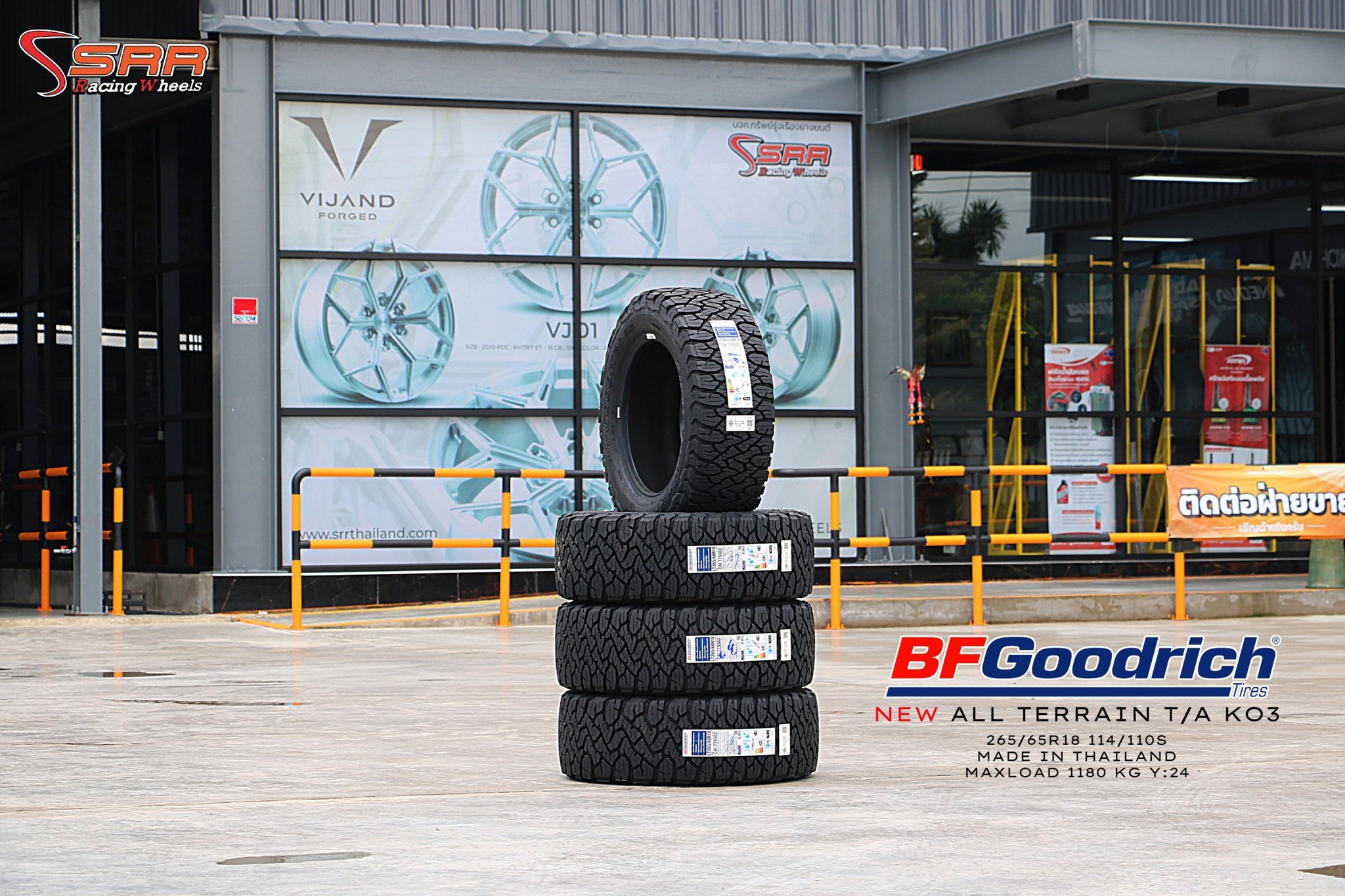 BF Goodrich All-Terrain T/A KO3 ขนาด 265/60R18 ปี2024