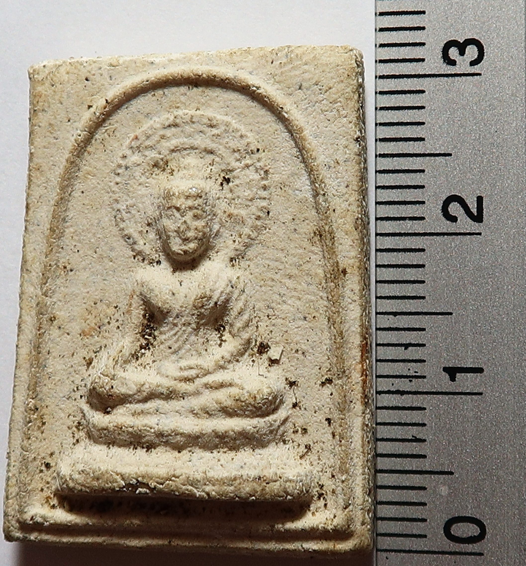 807 (1) พระสมเด็จ เจ้าคุณนรฯ ออก วัดศีลขันธาราม (วัดศีลขันธ์) จ.อ่างทอง ปี 2513 เนื้อผงพุทธคุณ พิมพ์นี้ หายากมาก