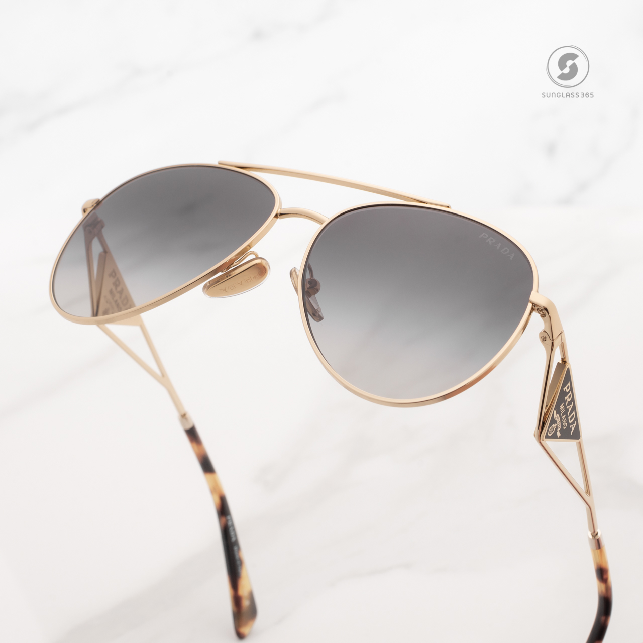 PRADA PR73ZS ZVN5D1 Pale Gold Gradient