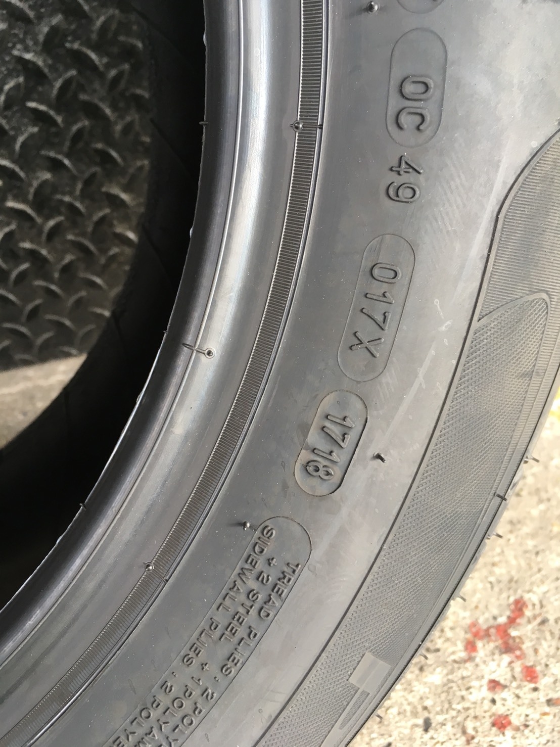 MICHELIN PRIMACY LC 215-60-16 เส้น 3750 ปี 18 ปกติ 4900