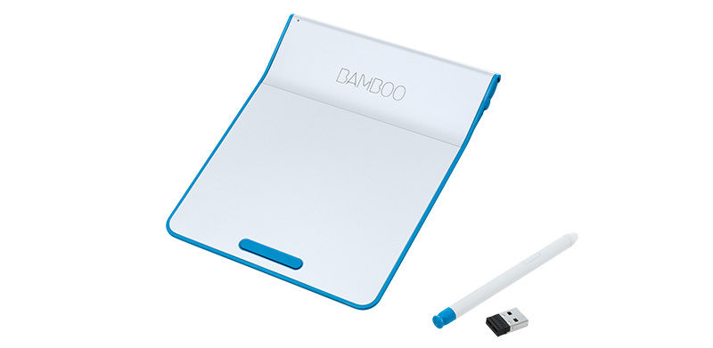 Bamboo Pad Wireless (Pearl white/Blue)