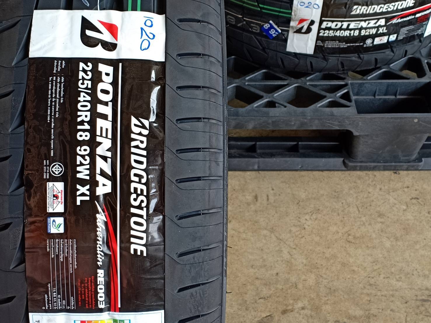 BRIDGESTONE 225/40R18 POTENZA RE003 92W XL MADE IN THAILAND