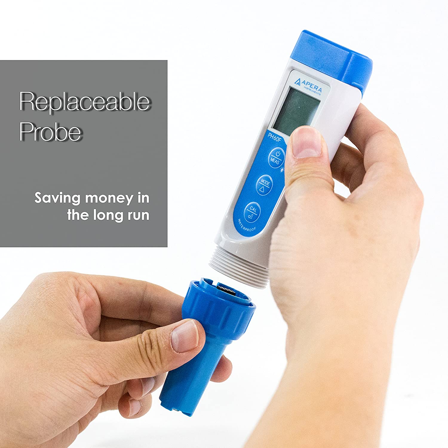 PC60 Premium Multiparameter (pH/EC/TDS/Salinity/Temp.) Pocket Tester Kit