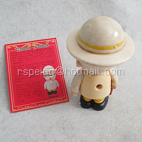 ฟิกเกอร์ Colonel Sanders The Legendary Chicken Expert ชุดนานาชาติ : ไทย