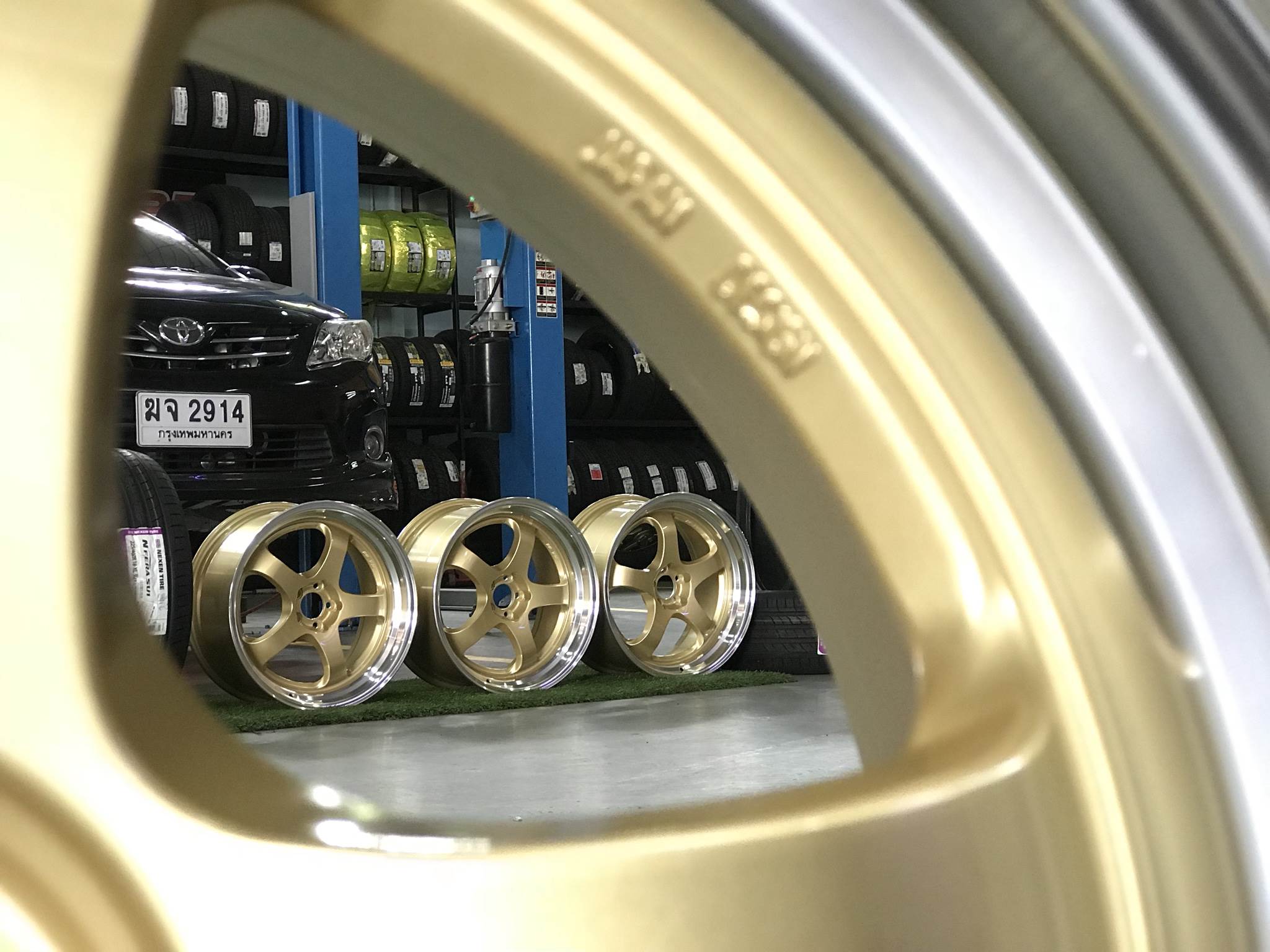 ล้อใหม่ W WORK S1 ชอบ18 5รู100 ใส่ ALLTIS