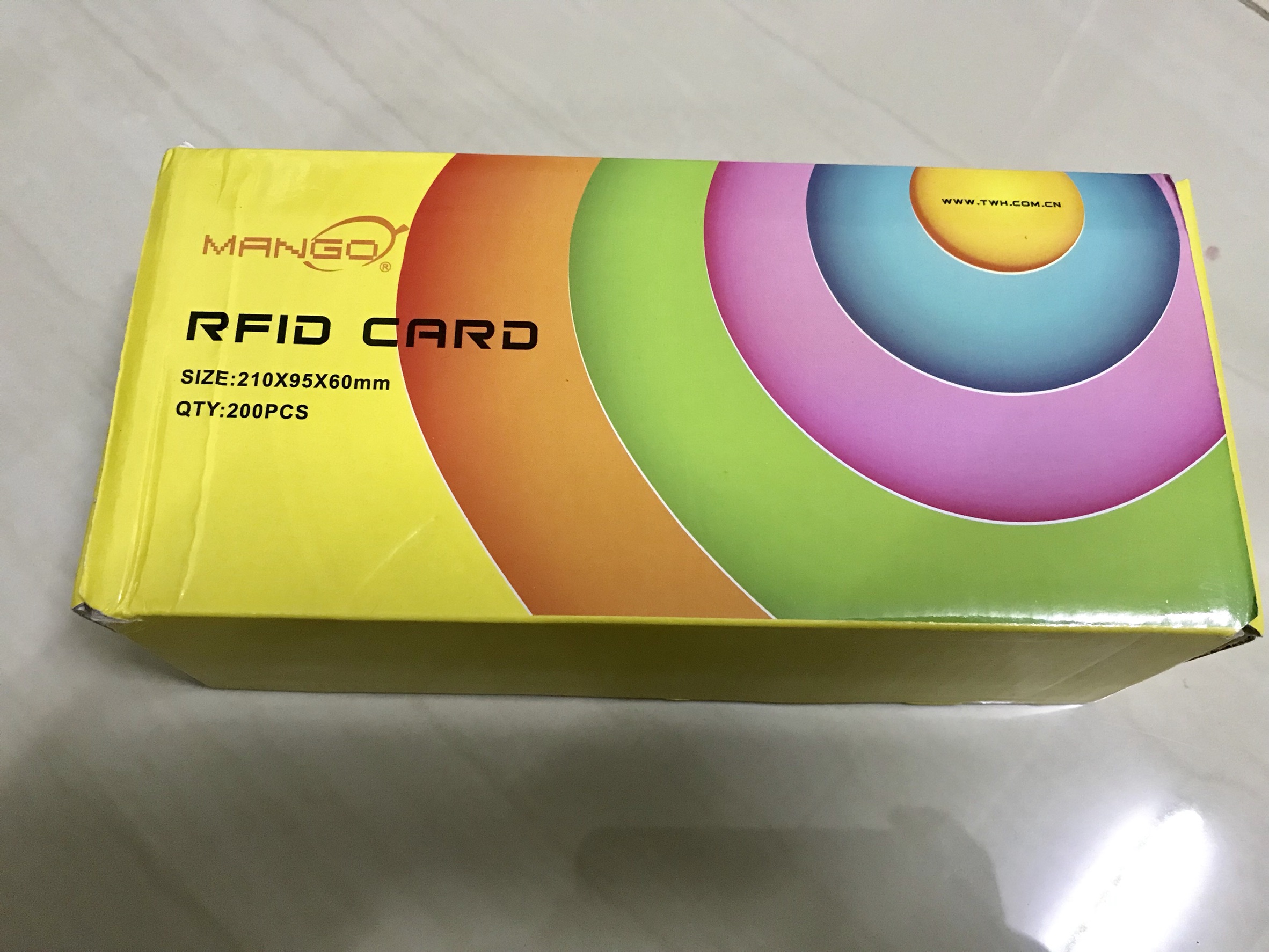 บัตร Proximity Card 0.8 mm 125 k ยี่ห้อ MANGO