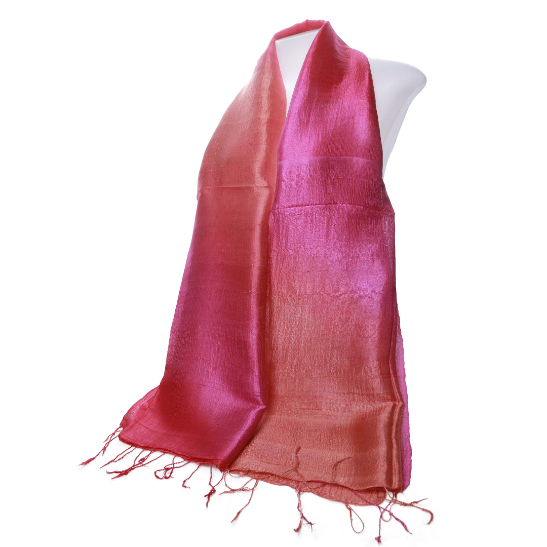 ผ้าพันคอ ผ้าคลุมไหล่ไหมแท้ทอมือ ของขวัญ ของฝากสำหรับคนที่คุณรัก