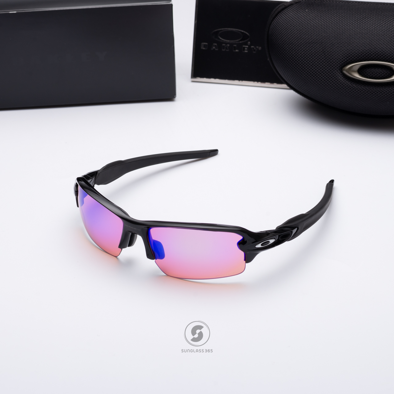Oakley OO9271-09 Flak 2.0 (A) Polished Black Prizm Golf