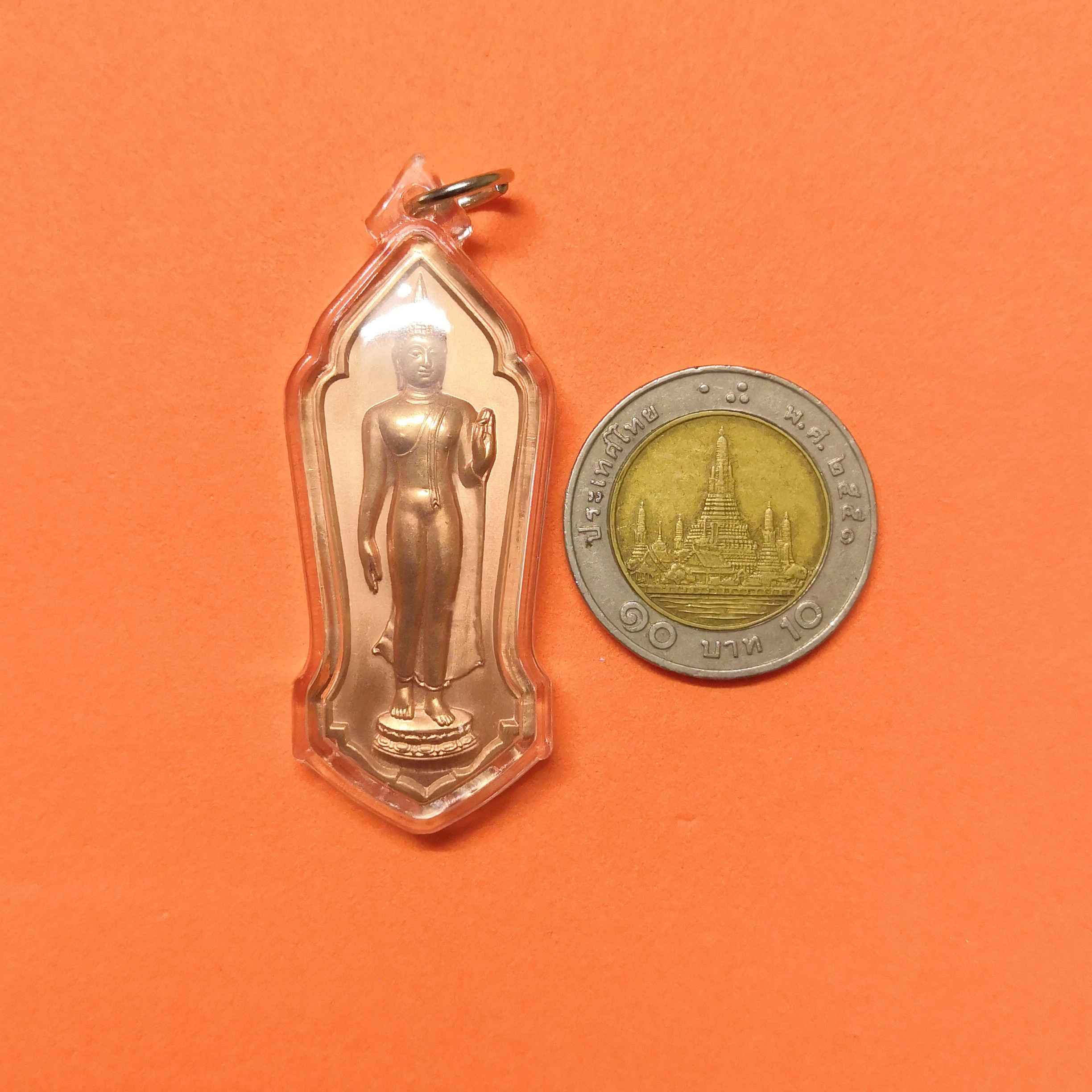เหรียญ พระพุทธธรรมิกราชบพิตร ภูมิพลนริศรจตุราสีติวรรษมงคล ภปร วัดบวรนิเวศวิหาร พุทธศักราช 2554 เนื้อทองแดง สูง 4.5 เซน บล็อคกษาปณ์