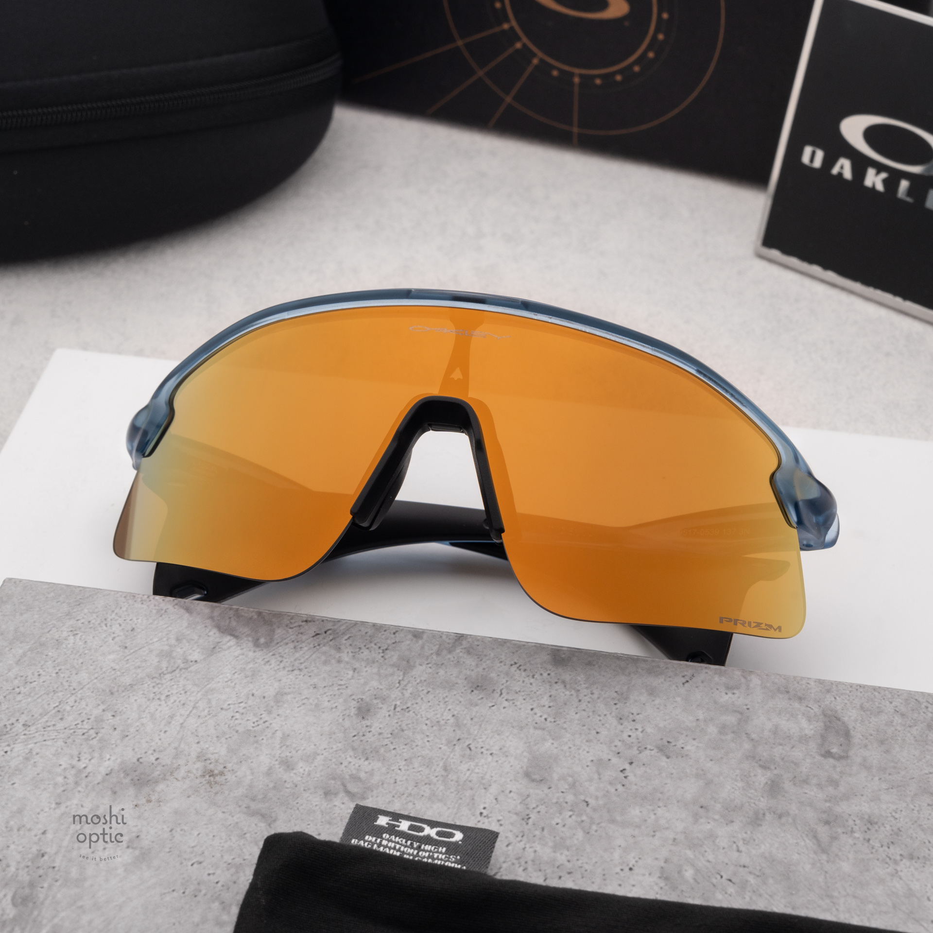 OAKLEY STUNT DEVIL OO9517-05 Matte Transparent Abyss Prizm Abyss