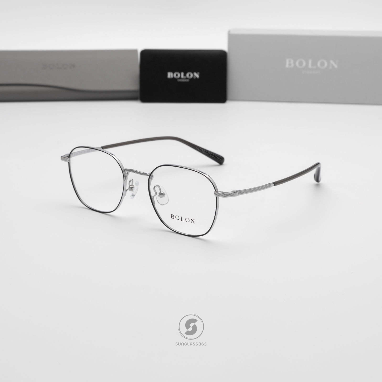แว่นสายตา BOLON รุ่น BJ7325 B15 Silver / Gross Black