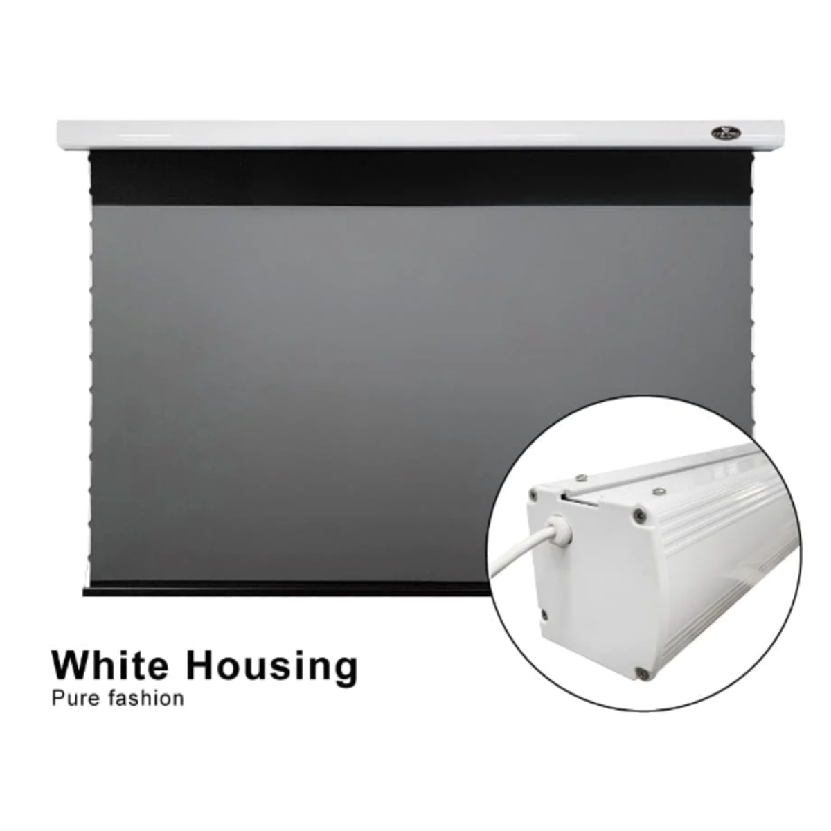 Vividstorm Ceiling Slimline Tension Screen | จอรับภาพแบบมอเตอร์ไฟฟ้าพร้อม UST ALR สำหรับโปรเจคเตอร์ Ultra Short Throw