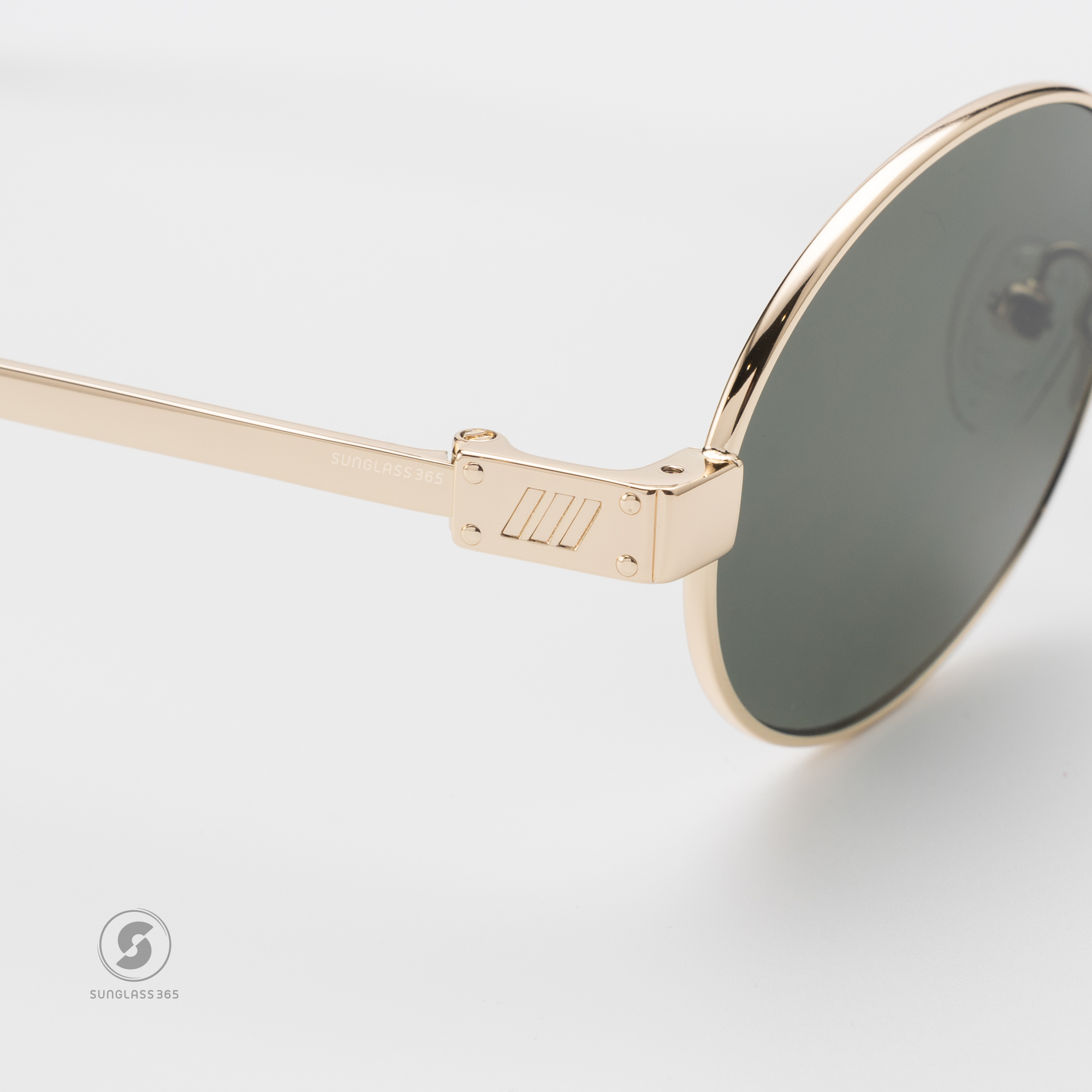 แว่นกันแดด Le Specs LSP2452415 POSEIDON DEUX Gold - Khaki Mono