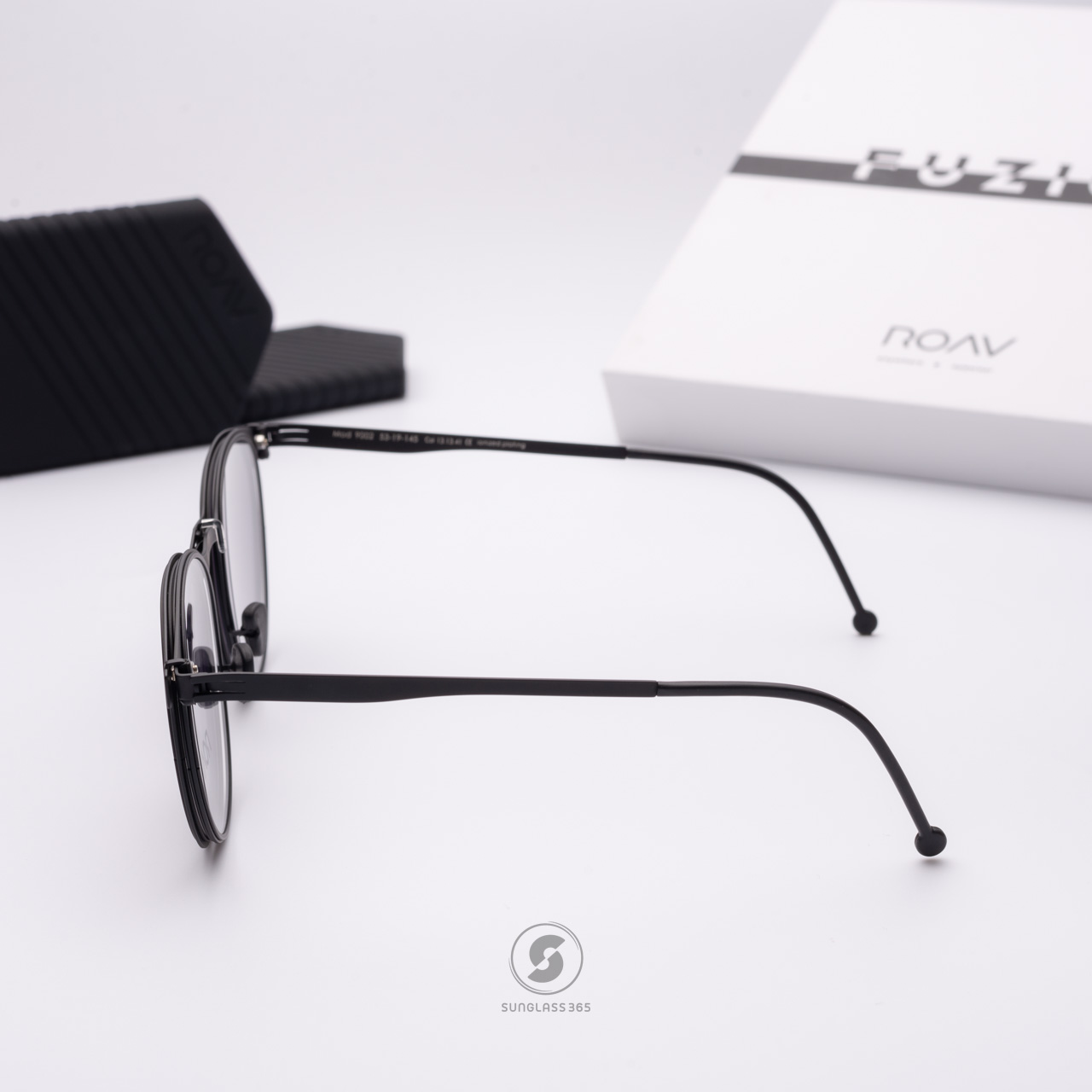 แว่นสายตา ROAV BOHEMIAN Matte Black/Black Temp