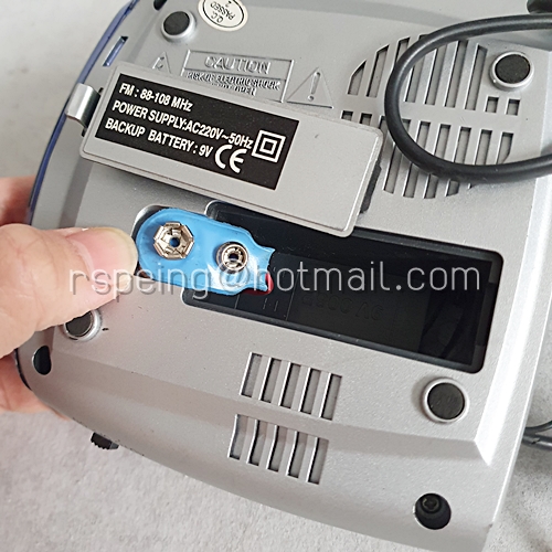 นาฬิกาปลุกดิจิตอล วิทยุ AM/FM