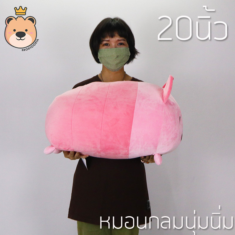 หมอนกลม (พิกเล็ต) นุ่มนิ่ม ใยไมโคร Size 20นิ้ว ลิขสิทธิ์แท้ Disney's 100% ผ้า Super Soft งานป้าย เกรดห้าง (แพ็คกล่อง) ส่งด่วน